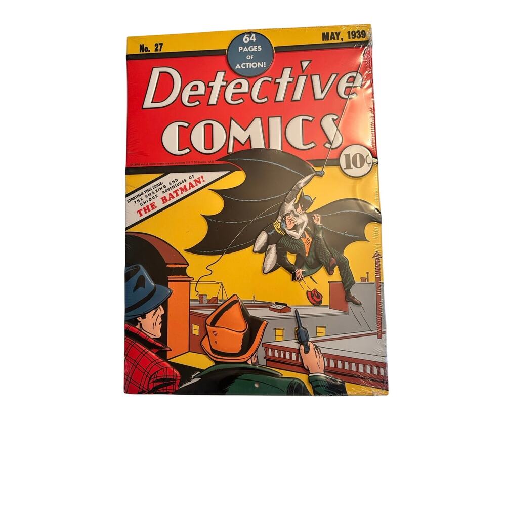 Metal Tin wall hanging sign Detective Comics Batman Edition #1 1938 11x8 inch - Picture 3 of 3